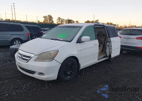 2005 Honda Odyssey Ex-L из США, поврежденный, VIN 5FNRL38735B004151